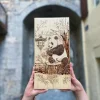 panda mangeant du bambou- Pyro'art Louve de Lune