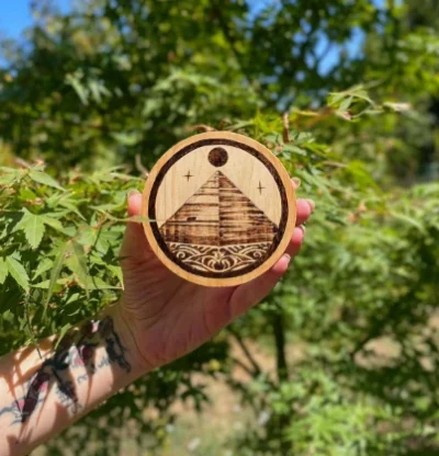 Egypte Sous-verres - Pyroart Louve de Lune