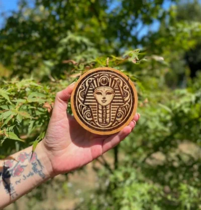 Egypte Sous-verres - Pyroart Louve de Lune