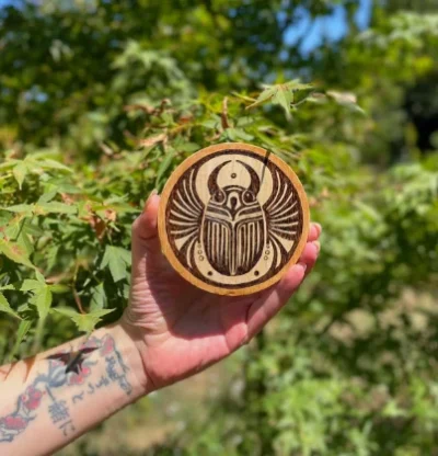 Egypte Sous-verres - Pyroart Louve de Lune