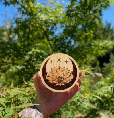 Zen Sous-verres - Pyroart Louve de Lune