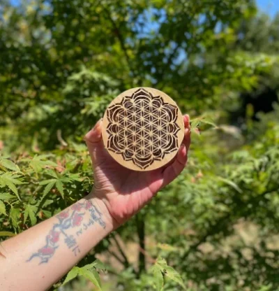 Zen Sous-verres - Pyroart Louve de Lune