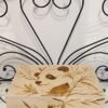 Coffret en bois pyrogravé motif panda et branches, création artisanale, signé Louve de Lune